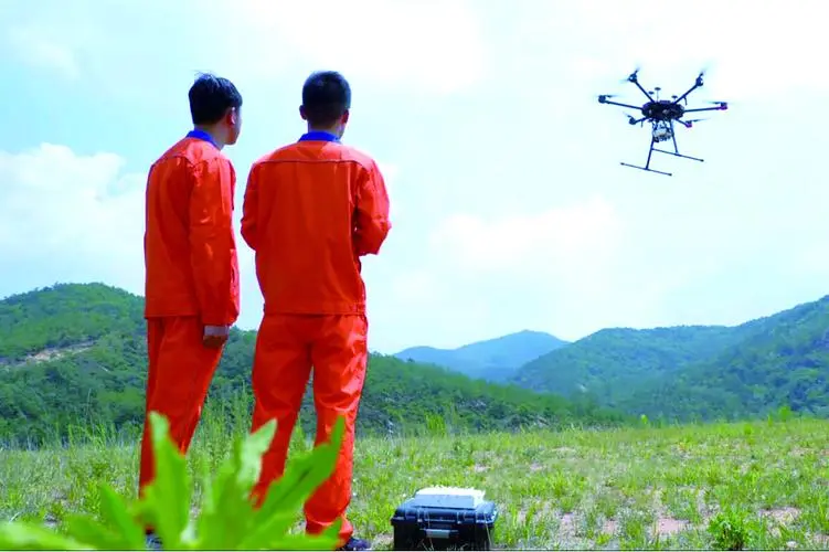 张北无人机倾斜摄影巡检拍摄